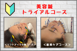 かわ鍼灸整体サロン 【新規限定】美容鍼トライアルコースのメニュー画像
